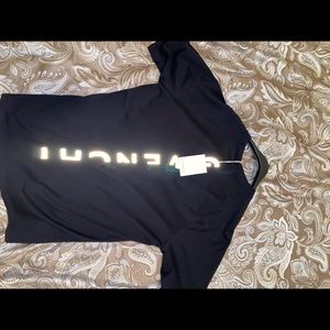 Black Reflective Givenchy Logo Shirt